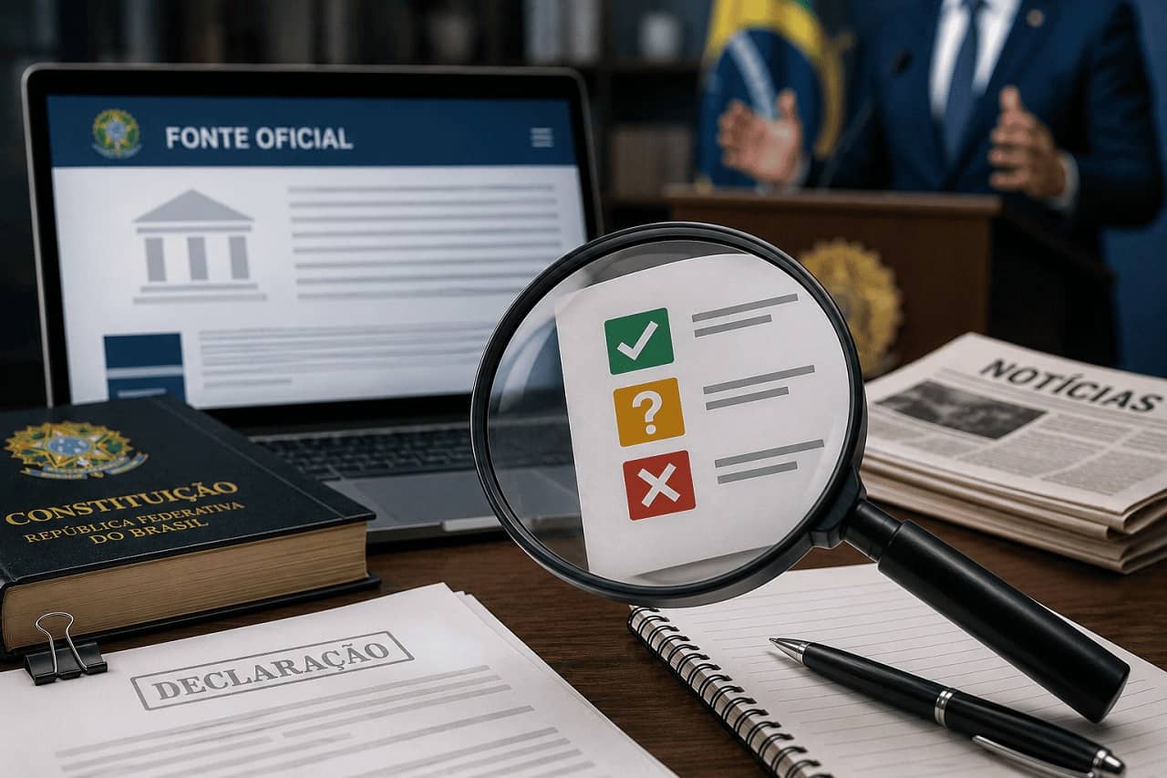 Fact-Checking Político: Como Verificar Declarações de Autoridades em Fontes Oficiais