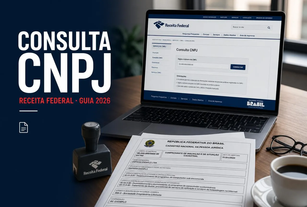 Consulta CNPJ na Receita Federal: Guia Completo da Situação Cadastral em 2026